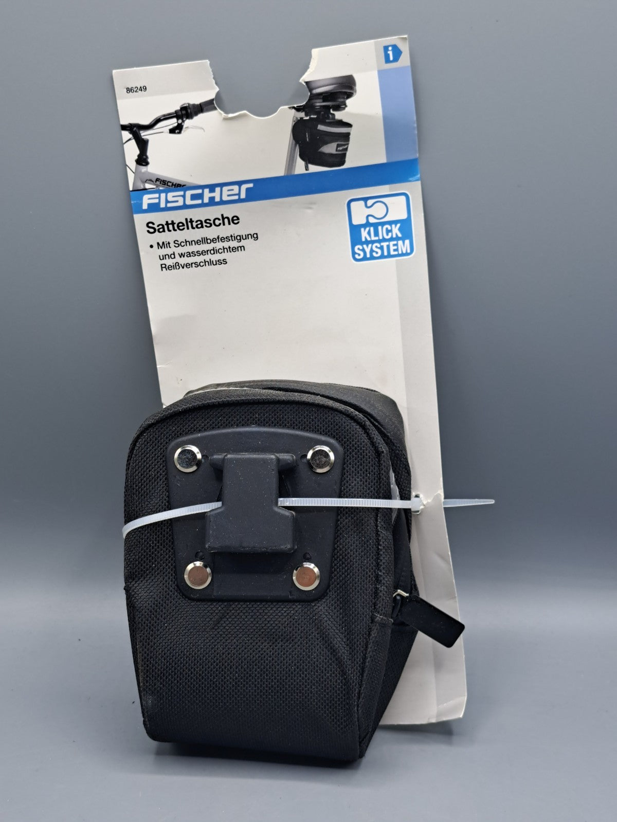 Fischer Satteltasche mit Schnellbefestigung, 0,7 L